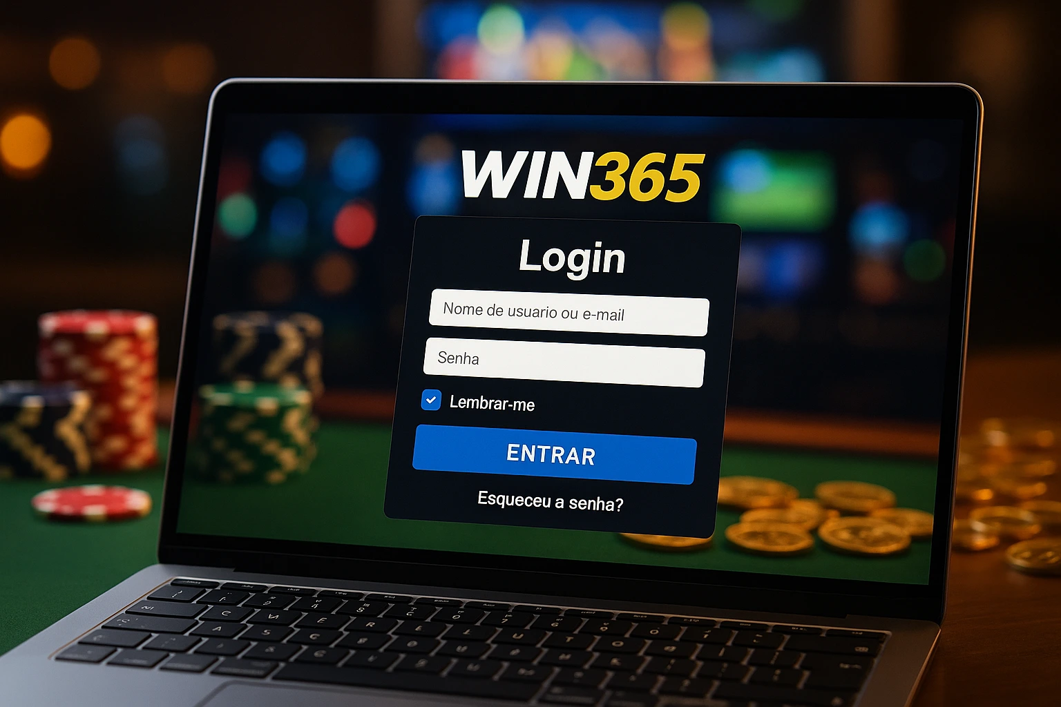 Criar uma nova Conta no plataforma WIN365